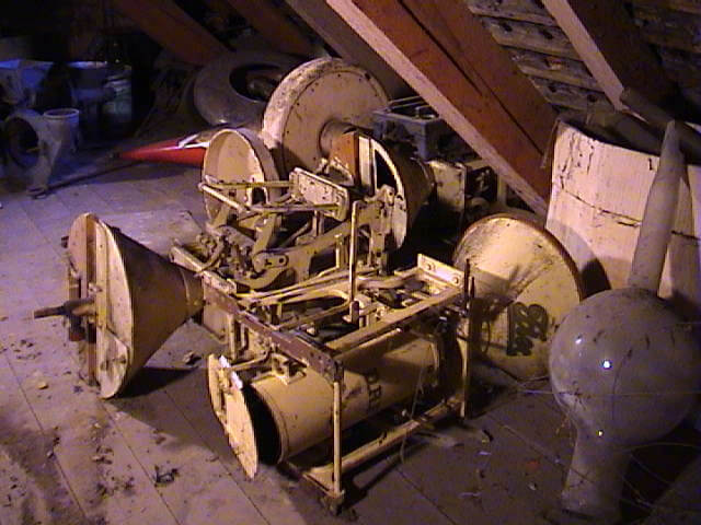 Alte Maschine, die auf der Plantage zum Einsatz kam